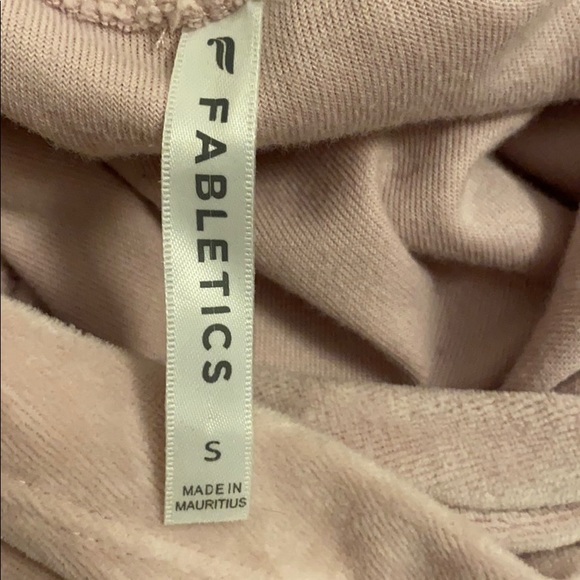 Adorable! Fabletics Velour Pullover with Hood - Picture 9 of 10